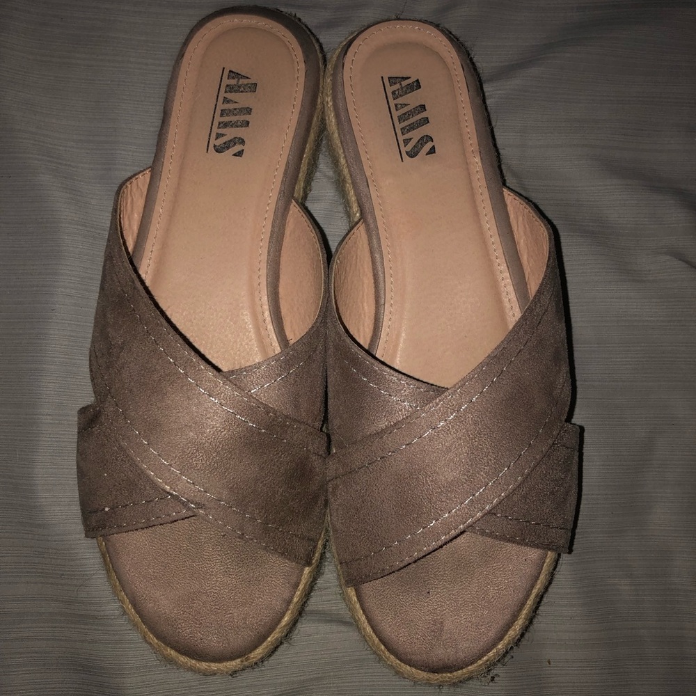 AMS Platform Sandals